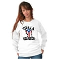 thumbnail image 4 of Viva La Puerto Rico Se Levanta Pride Sweatshirt for Men or Women Brisco Brands S, 4 of 5