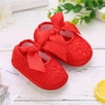 thumbnail image 3 of Saient Casual Sneakers Baby Girl Breathable Anti-Slip Shoes With BowknotToddler Soft Soled First Walkers, 3 of 7