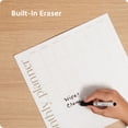 thumbnail image 4 of U Brands 3-Piece Vinyl Magnetic Dry Erase Calendar Planner Set with Marker, 4 of 9