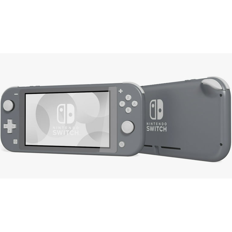 Nintendo Switch Lite (Gray) Bundle with Animal Crossing + Fiber