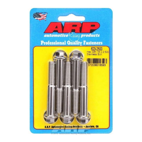 ARP INC. 623-2500 3/8-16 X 2.500 HEX SS BOLTS