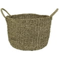 thumbnail image 3 of Northlight Natural Beige Round Seagrass Table and Floor Baskets - Set of 3, 3 of 7