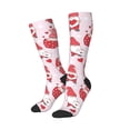 thumbnail image 3 of Salouo Valentine Gnomes Print Women's Men's Ankle Socks 1-pack Casual Athletic Socks for Unisex Adult Moisture-Wicking Socks for Daily Wear/Running/Sport, 3 of 8