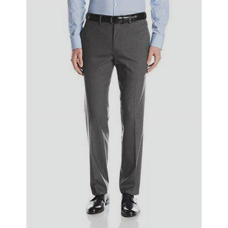 Haggar Straight Fit Premium Stretch Dress Pant 32 x 32 Charcoal Heather - NEW