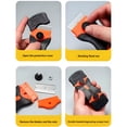 thumbnail image 3 of FACEGA Razor Blade Scraper,Dual-Head Scraper Plastic Razor Blades,Multi-Purpose Cleaning Effective Design Plastic Scraper,Style1, 3 of 7