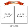 thumbnail image 3 of It's so Good to be Home, Unframed, 18 x 24 Inches, Set of 2, Posters, Minimalist Art Typography Art, Bedroom Wall Art, Romantic Wall Decor, 3 of 6