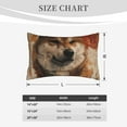 thumbnail image 4 of Yiaed Vintage Shiba Inu Art Print Brushed Microfiber Envelope Pillowcases, Standard,Envelope Closure Pillow Cases(Without Pillow Core)-16"x24", 4 of 6