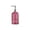 Purple, variant on 450ML Textured Glass Lotion Dispenser, Large 450ML Glass Lotion Dispenser, Press Cosmetic Jar, Elegant Container for Bathroom Hand Soap Kitchen Liquid Refill