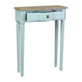 thumbnail image 4 of East at Main Josephine Light Blue Solid Wood 1-Drawer Entryway Console Table, French Country Modern, 4 of 6
