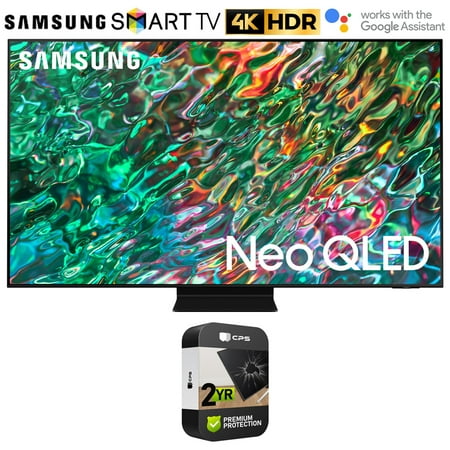 Samsung QN55QN90BA 55 inch Class Neo QLED 4K Smart TV 2022 Bundle with Premium 2 Year Extended Warranty
