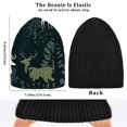 thumbnail image 6 of joogoo Deers in Forest Beanie Hats Men Women Cuffed Skull Cap Winter Warm Knit Thick Beanies, 6 of 7
