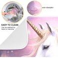 thumbnail image 2 of Unicorn Dish Drying Mat, Absorbent Microfiber Pad Protector For Kitchen Counter Top Mat Dish Drainboard 18x24in, 2 of 7