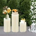 thumbnail image 4 of 3PCS Freestanding Round Foldable Cardboard Centerpiece Display Columns Display for Wedding Party Garden Decoration, 4 of 18