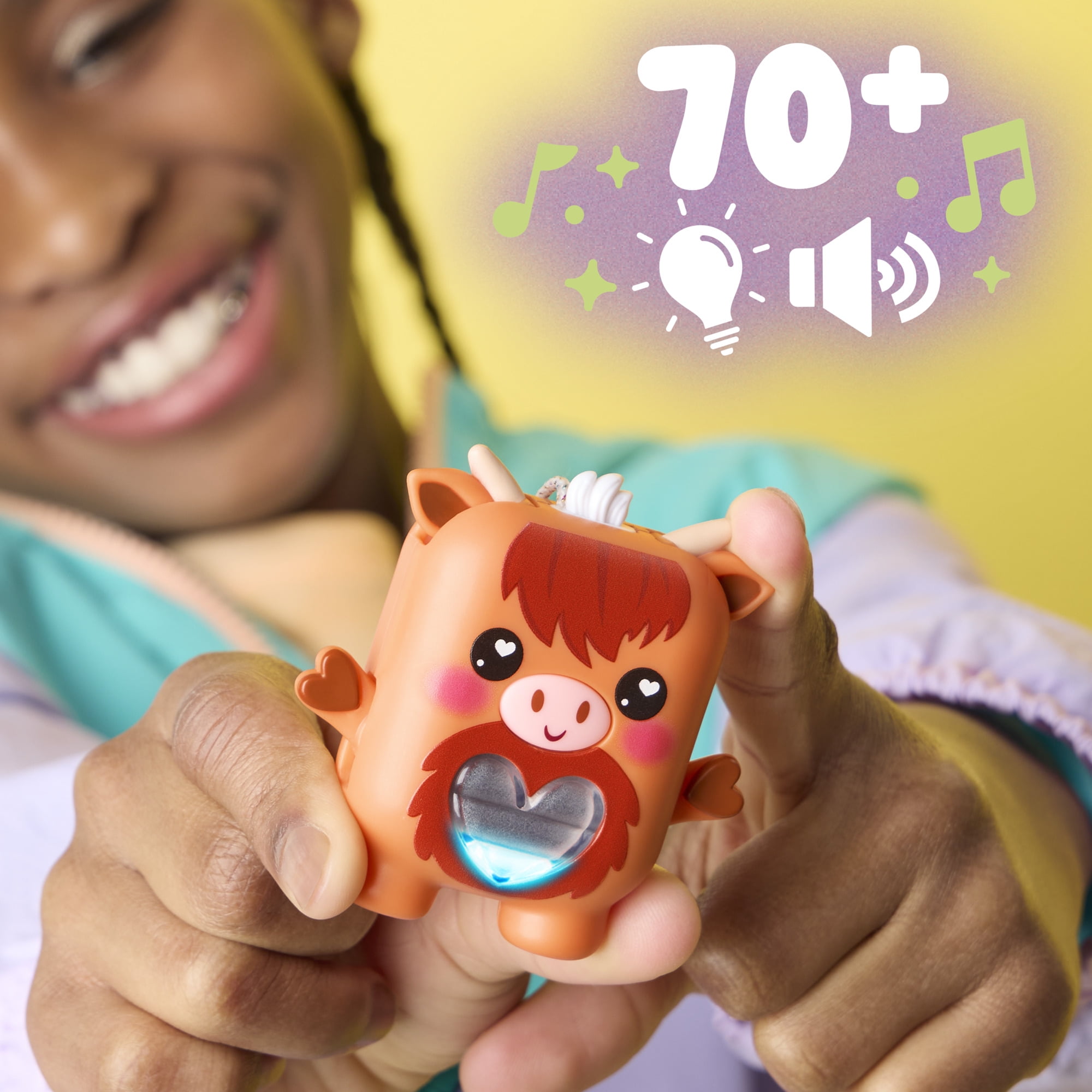 NANO-MALS Cowbert the Highland Cow Electronic Fidget Pet