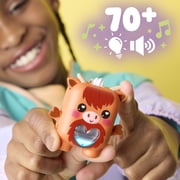Hasbro Nano-mals Cowbert the Highland Cow, Electronic Pet Cow Toy, Interactive Fidget Toys for Girls & Boys, Ages 5 and up 
