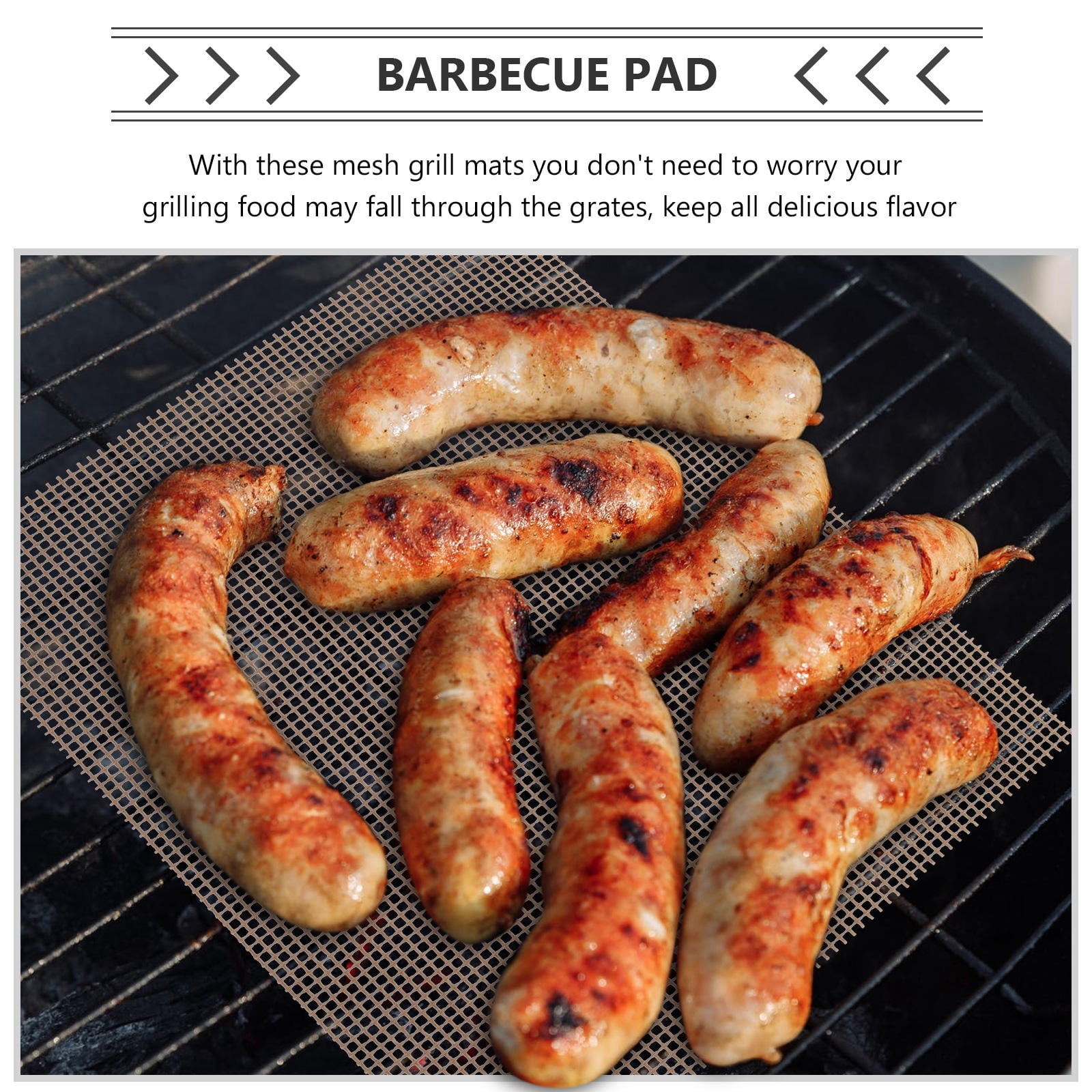 PENIKOKO 6Pcs Non Stick Bbq Grill Mats Black Ptfe Coated Fiberglass Suitable for Oven Liners