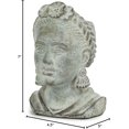 thumbnail image 4 of Siabc - Extra Petit Pot pour Femme avec Tête en Ciment Unibrow, Gris (7 Pouces de Haut), 4 of 4
