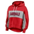 thumbnail image 2 of Women's Fanatics Red St. Louis Cardinals Filled Stat Sheet Pullover Hoodie, 2 of 7