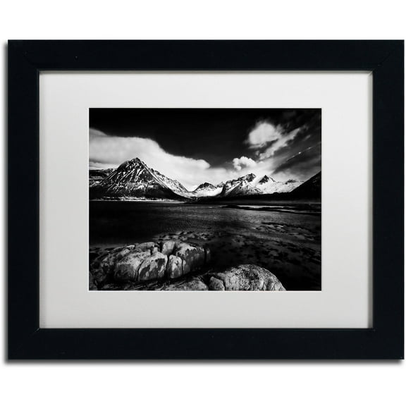 Trademark Fine Art "Took So Long" Canvas Art by Philippe Sainte-Laudy White Matte, Black Frame