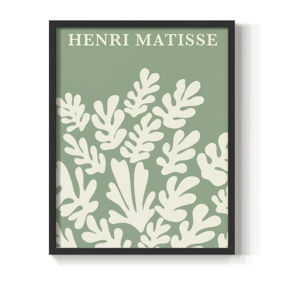 Matisse CLXXXVIII Framed Print in Black Solid Wood 8 x 10 Framed Print