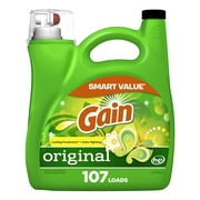 Gain Liquid Laundry Detergent, Original Scent, 154 fl oz, 107 Loads