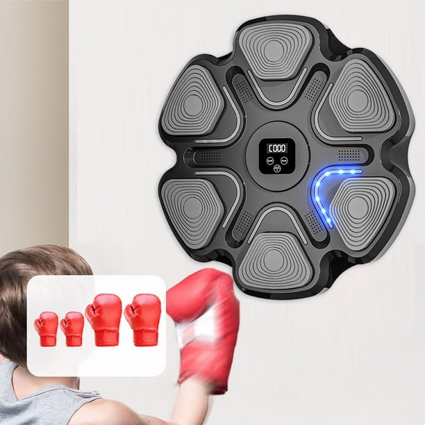 Máquina de Boxeo Electrónica Sharpla con Guantes para Padres e Hijos