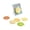 B, variant on Insulated Coasters Set For Dining Table Hamburger Themed Nonslip Placemat