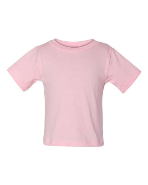 BELLA+CANVAS Toddler Short Sleeve Personalized T-Shirt, Create your own Designs, Pink, 5T, Unisex
