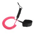 thumbnail image 4 of Surfing Foot Rope 7mm 10ft Coiled Spring High Elastic Adjustable Lightweight for Paddle Board SurfboardPink, 4 of 6