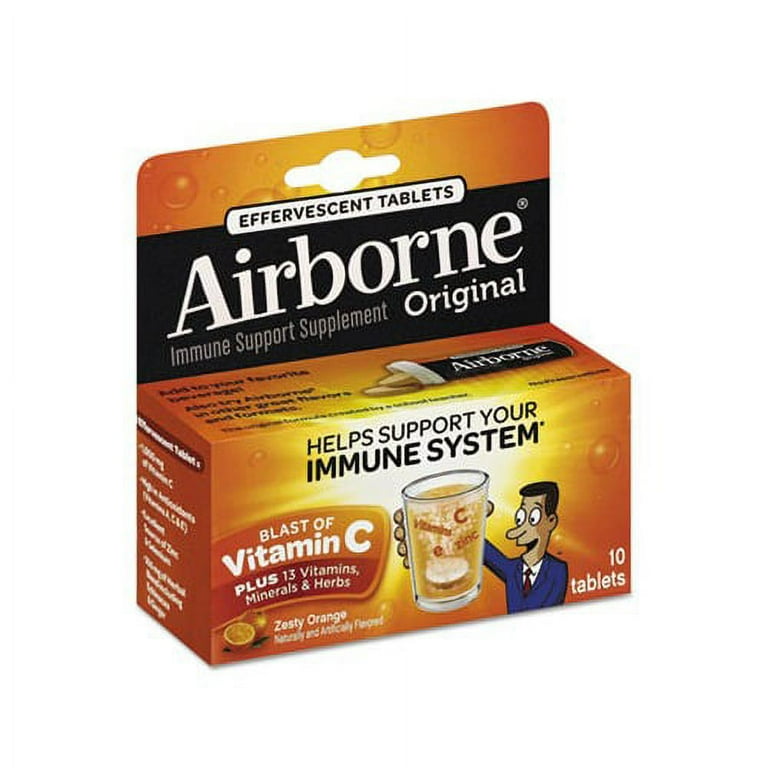 Immune Support Effervescent Tablet, Zesty Orange, 10/Box Immune Support Effervescent Tablet, Zesty Orange, 10/Box