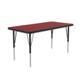 thumbnail image 2 of Correll A2460-Rec-35 Rectangular Activity Tables - Standard Legs - Red, 2 of 4