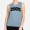 thumbnail image 2 of 2005 College Style Women's Muscle Tank Medium Stonewash Denim, 2 of 5