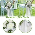 thumbnail image 6 of 6pcs Aisle Pew Flower Arrangement for Wedding Ceremony Aisle Chair Back Floral Decoration, 6 of 21