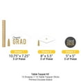 thumbnail image 2 of Big Dot of Happiness White and Gold 2026 Graduation Party Centerpiece Sticks, Congrats Grad Decor, Class of 2026 Grad Party Table Toppers - 15 Pieces, 2 of 8