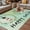 Multicolor, variant on Sage Green Easter Outdoor Rug for Patio/Deck/Porch, Non-Slip Large Area Rug 5 x 8 Ft, Spring Bunny Eucalyptus Leaves Indoor Outdoor Rugs Washable Area Rugs, Reversible Camping Rug Carpet Runner