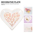 thumbnail image 6 of HOOWIFFY Heart Shaped Platter Simple and Practical 1Pcs Pink Ceramic, 6 of 8