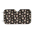 thumbnail image 7 of Balery Flowe Rooster Print Car Windshield Sun Shade,Windshield Sunshade for Car Pickup Truck SUV Accessories-, 7 of 7