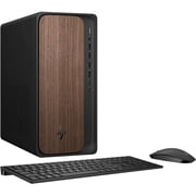 HP - OmniDesk Desktop - Intel Core Ultra 5 - 16GB DDR5 Memory - 1TB SSD - Dark Wood