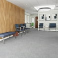 thumbnail image 5 of Newport Reception Waiting Room 18.5" Bariatric Chair / Black Steel / Black, 5 of 5