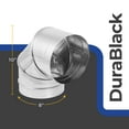 thumbnail image 3 of DuraVent DBK 8 in. Stainless Steel Single Wall 90 Degree Elbow Stove Pipe, 3 of 10
