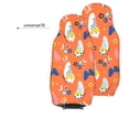 thumbnail image 6 of XMXT 2Pcs Car Seat Cover Decor Protector, Orange Colorful Butterfly Front Seat Covers for Cars SUVs, Universal Fit, 6 of 9