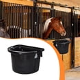 thumbnail image 6 of Horse Feeder Feed Trough Hanging Container Durable ABS Metal Material for Outdoor Farm and Ranch Use, 6 of 9