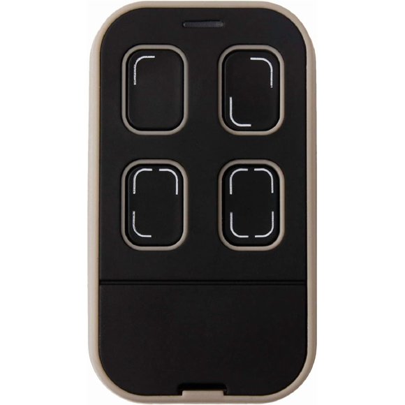 shiyou-Universal Garage Door Opener Remote Cloner Universal Gate Opener Remote Cloning Homelink Programmable Learning Key Fob 4-Buttons Multi Frequency 280MHZ-868MHZ (1, Black with Grey)