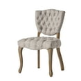 thumbnail image 5 of Case Tufted Dining Chair with Cabriole Legs (Set of 2), 5 of 12