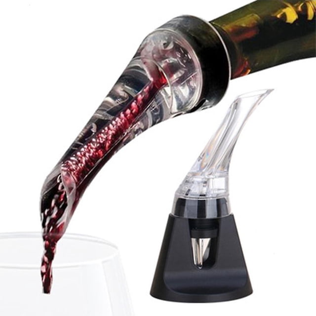 Vertedor de botellas con decantador de vino sin goteo