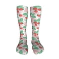 thumbnail image 5 of Kdxio Strawberry Funny Silky Novelty Funky Long Knee High Socks Soft 3D Print Cosplay Crazy Stockings for Men Women, 5 of 8