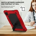 thumbnail image 5 of Kebiory Case for T-Mobile Revvl Tab 5G 2023 Released Tablet,Shockproof Kids Friendly Rugged Hybrid Case Cover (with Kickstand) for T-Mobile Revvl Tab 5G 2023 Released 10.36 Inch (Red+Black), 5 of 6