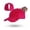 Red, variant on HNMKIU Women's Adjustable Ponytail Baseball Cap for Running Tennis and Everyday Outdoor Activities Blue,One Size