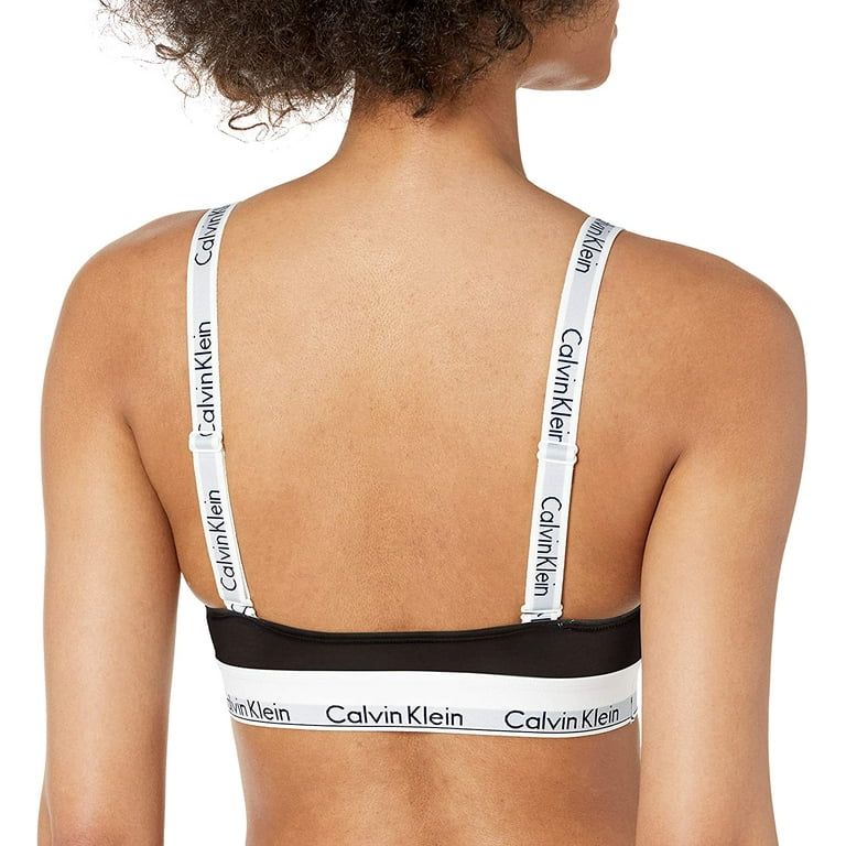 Calvin Klein Women's Modern Cotton Unlined Triangle Crossback