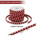 thumbnail image 2 of 32 Yards 6 Colors Faux Suede Cord 5mm Leather Ribbon Strip Leather String Cords Lace Rope Trim Beading String Cord with Silver Punk Rivet for Necklace Bracelet Making Earthtone DIY, 2 of 9
